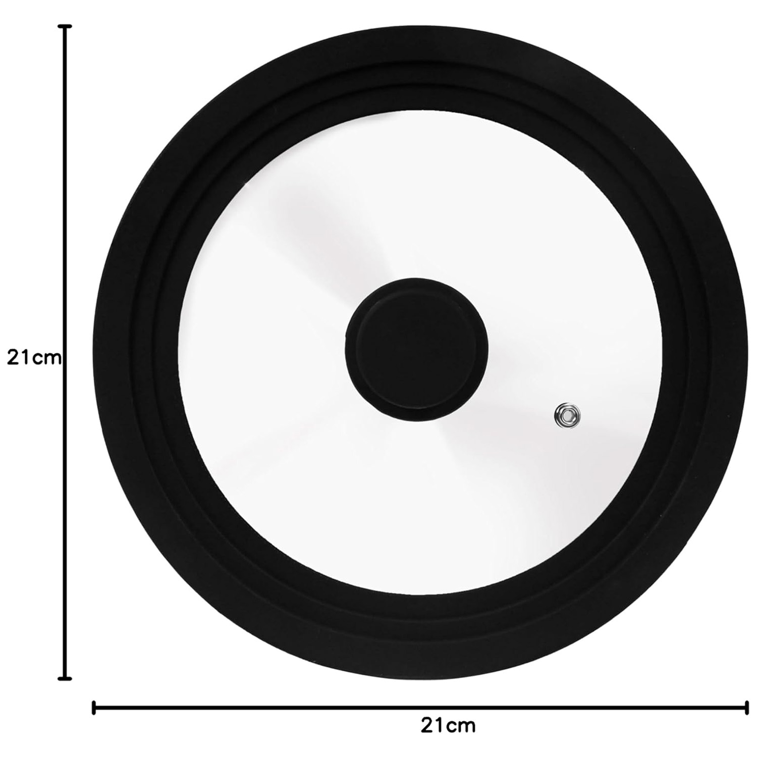 Coperchio Universale Vetro Silicone 16 18 20 cm foto 6
